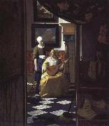 Jan Vermeer letter Germany oil painting artist